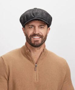 Argo Mens 8 Panel Newsboy Cap