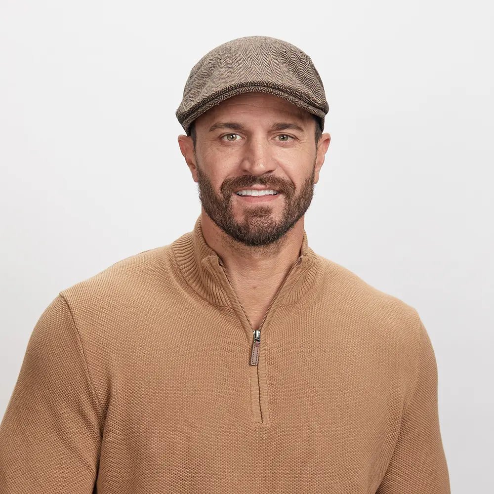 Mikey Mens Newsboy Flat Cap